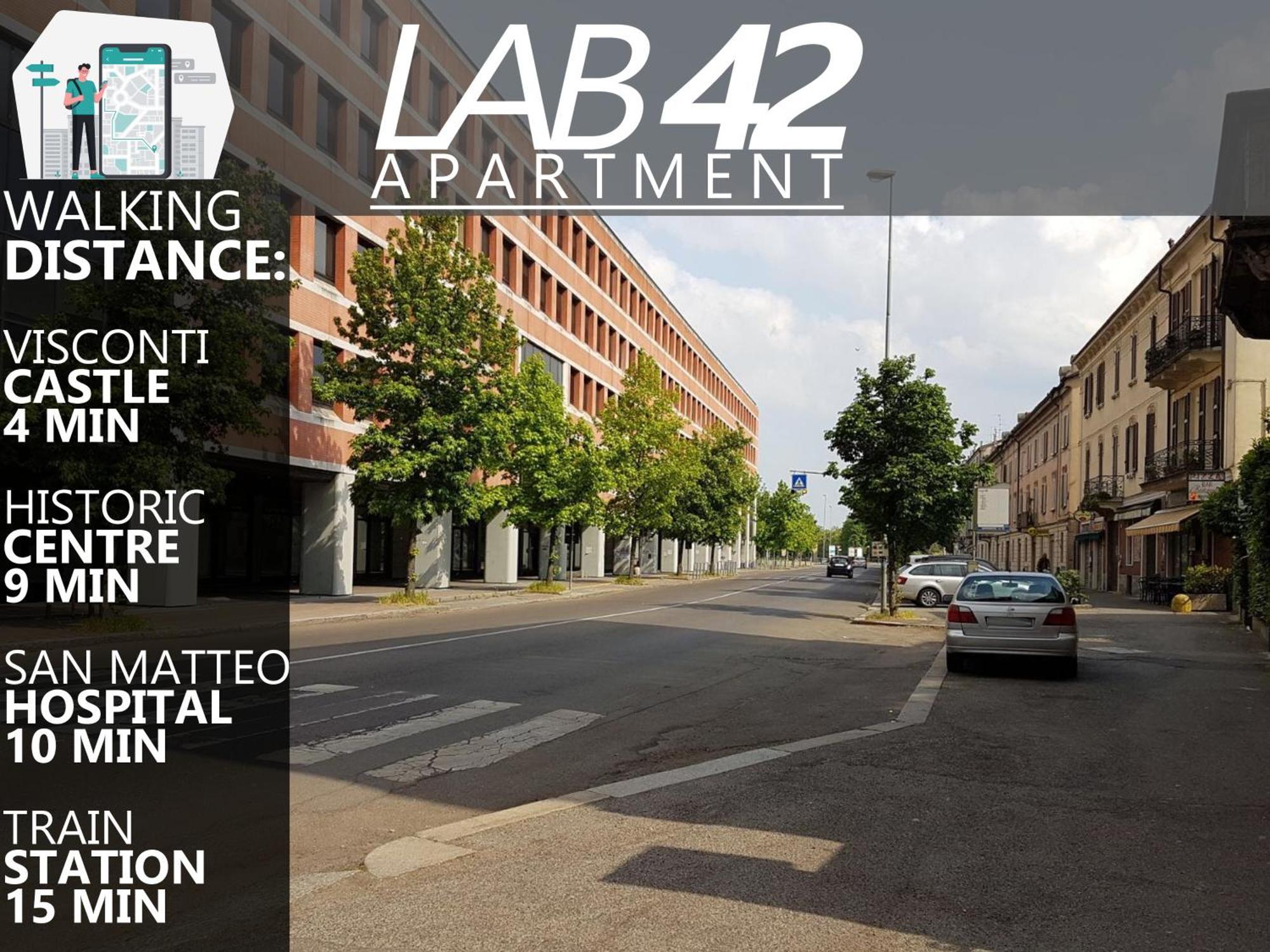Lab42 City & San Matteo Apartment - 2 Bedrooms Pavia Eksteriør billede