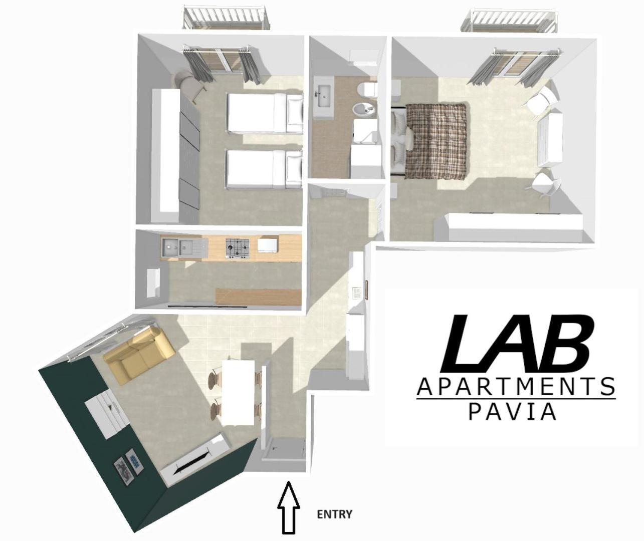 Lab42 City & San Matteo Apartment - 2 Bedrooms Pavia Eksteriør billede